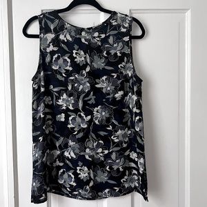 Ann Taylor - Tank Blouse with button detail